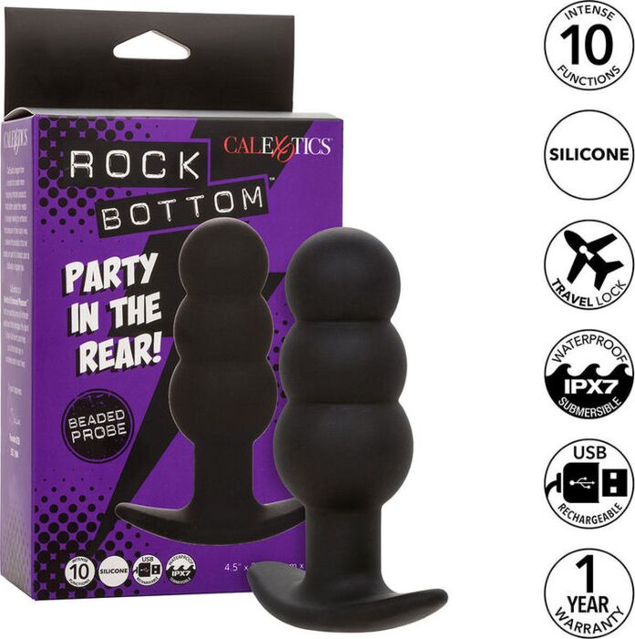 Anale Plug Calexotics Rock Bottom 10 Vibraties