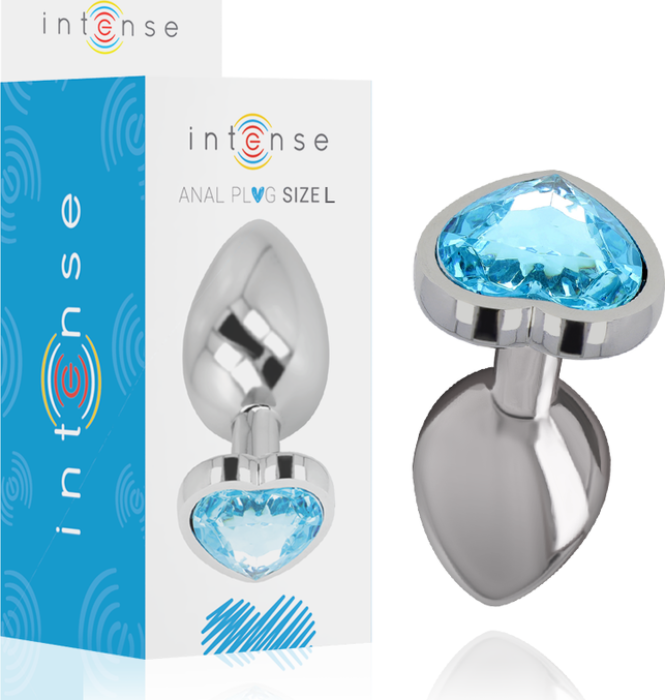 Anale Plug Blauw Hart