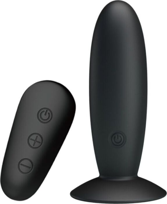 Anal Plug MR PLAY Zwart - Vibratie & Afstandsbediening