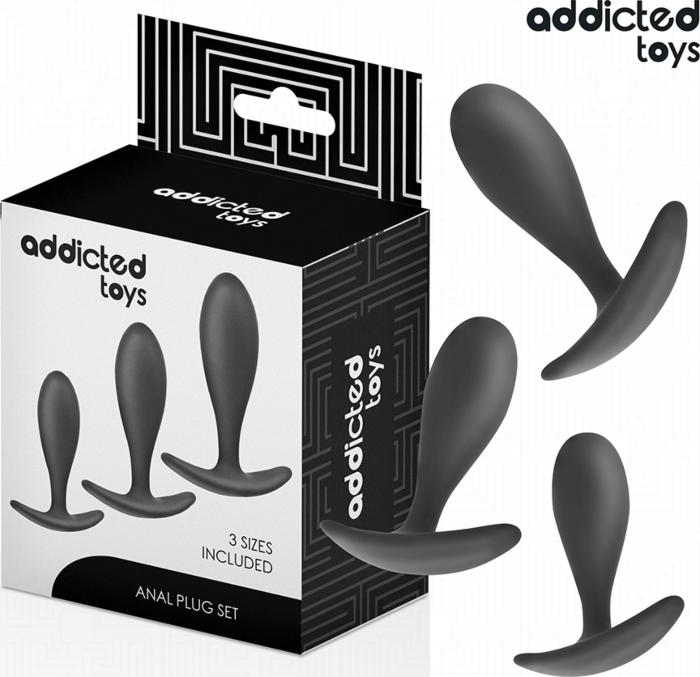 Plug Anal Set Addicted Toys Model 2 - 3 Sizes