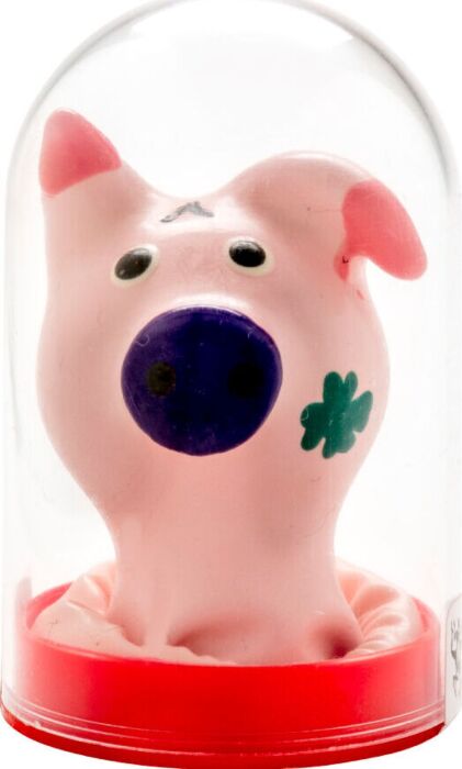 Preservatief Condomerie Hoofdkop Handgeschilderd