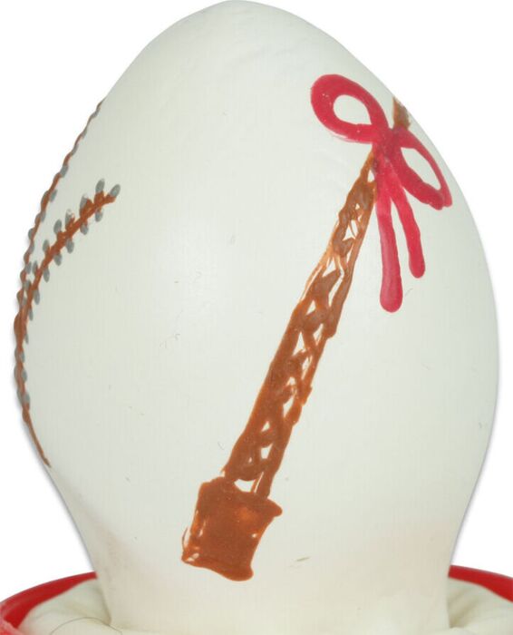 Preservatief Condomerie Eieren Wit Handgeschilderd