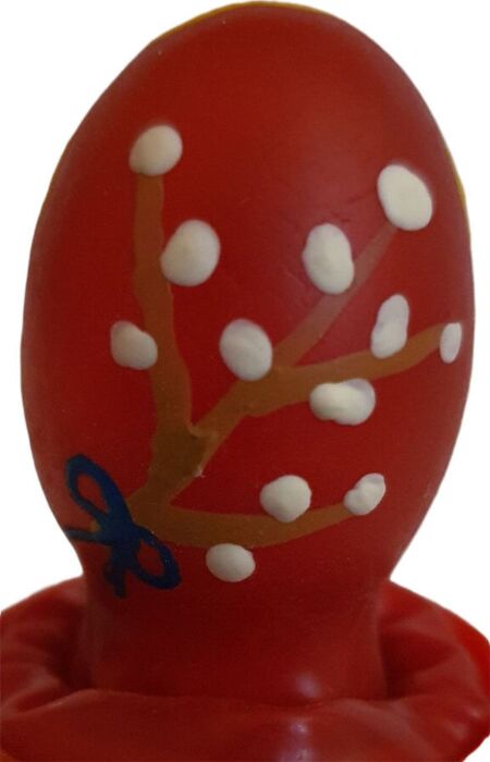 Preservatif Decoratief Condomerie Paas Ei Rood