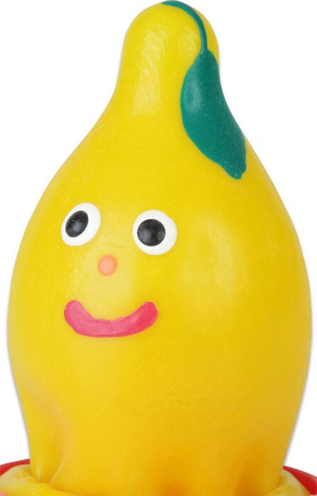 Preservatief Condomerie Handgeschilderd Citroen