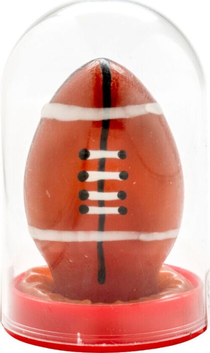 Preservatief Condomerie Rugby Handgeschilderd Preservatief Condomerie Rugby Handgeschilderd