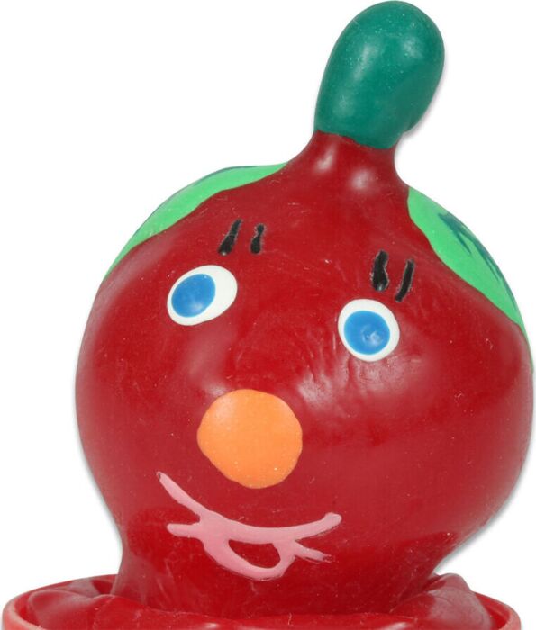 Preservatief Condomerie Tomate - Handbeschilderd Preservatief Condomerie Tomate - Handbeschilderd