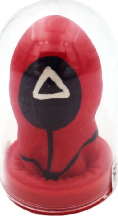 Preservatief Condomerie Driehoek - Handgeschilderd