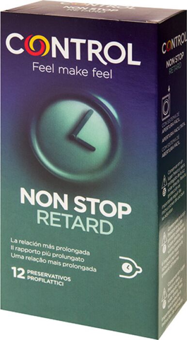 Preservatieven CONTROL Non Stop Retard - 12 Stuks Preservatieven CONTROL Non Stop Retard - 12 Stuks