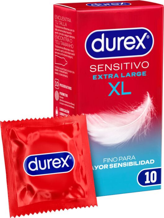 Condooms Durex XL Sensitief 10 stuks