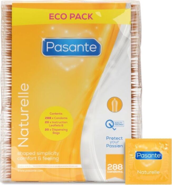 Condooms Pasante Naturelle - Ultra lubricated en comfortabel