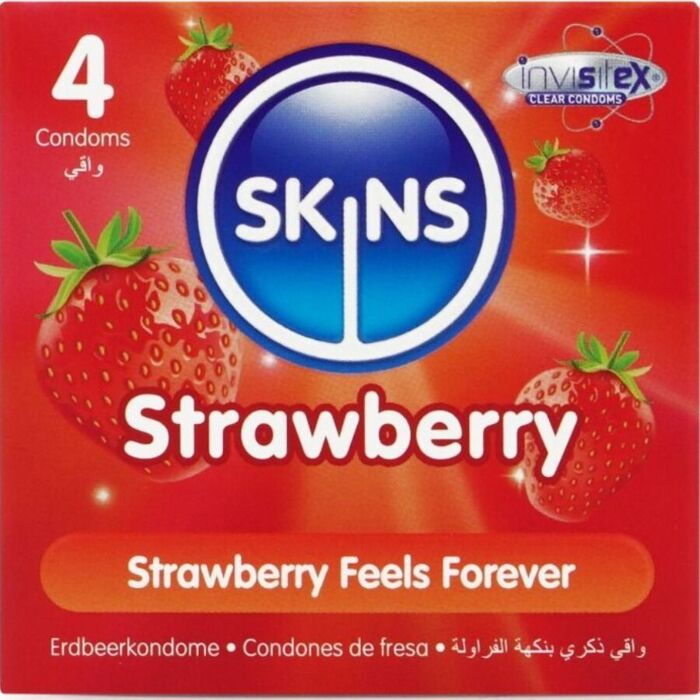 Preservatieven SKINS Smaak Aardbei Premium Pack