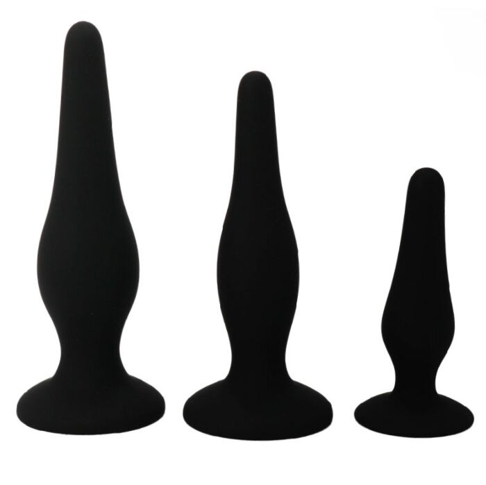 Anal Plug BDSM Anal Toys Initiation Kit met 3 Maten Anal Plug BDSM Anal Toys Initiation Kit met 3 Maten