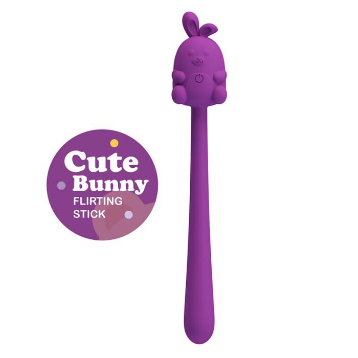 Vibrator HIGH TECH Cute Bunny Flirting Stick Flexibel Vibrator HIGH TECH Cute Bunny Flirting Stick Flexibel