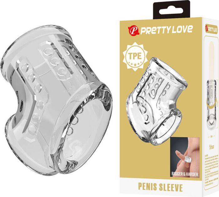 Funda Penis Pretty Love - Korte Transparante Sleeve