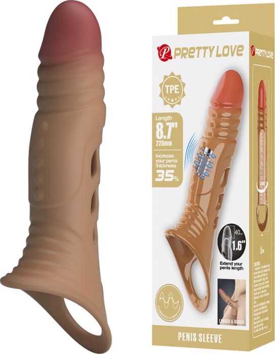 Funda voor Penis Pretty Love - Ultra Realistisch met Vibratie Funda voor Penis Pretty Love - Ultra Realistisch met Vibratie