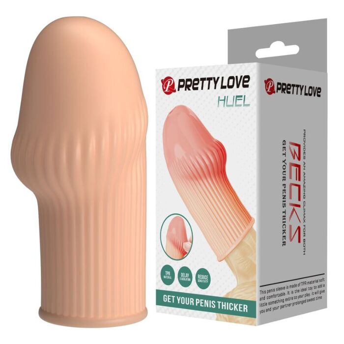 Pretty Love Huel Penis Sleeve voor een Dikkere Erectie Pretty Love Huel Penis Sleeve voor een Dikkere Erectie