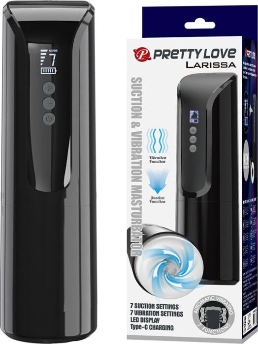 Masturbator Pretty Love Larissa met vibratie en suctie Masturbator Pretty Love Larissa met vibratie en suctie