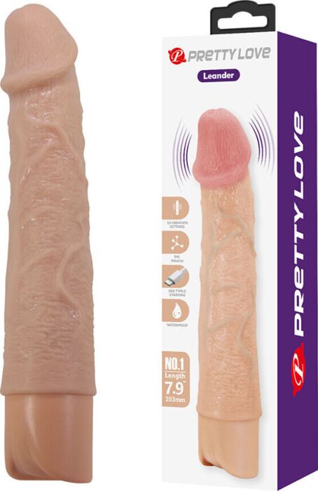 Vibrador Pretty Love Leander met realistische vibraties