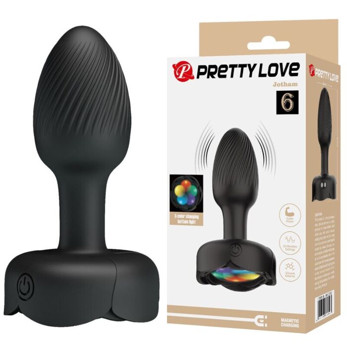 PRETTY LOVE Oplaadbare Vibrerende Anale Plug 10 Standen PRETTY LOVE Oplaadbare Vibrerende Anale Plug 10 Standen