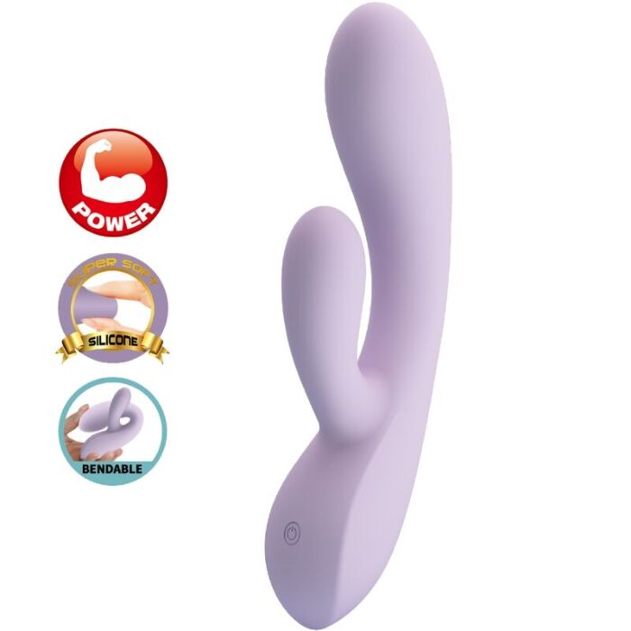 Vibrator HIGH TECH PRETTY LOVE ROSOLYN Rabbit met multi-vibratie Vibrator HIGH TECH PRETTY LOVE ROSOLYN Rabbit met multi-vibratie