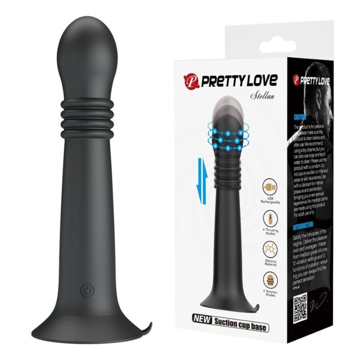PRETTY LOVE STELLA USB Oplaadbare Roterende en Stotende Vibrator PRETTY LOVE STELLA USB Oplaadbare Roterende en Stotende Vibrator