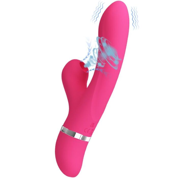 Vibrator Pretty Love Willow Rabbit met zuiger Vibrator Pretty Love Willow Rabbit met zuiger