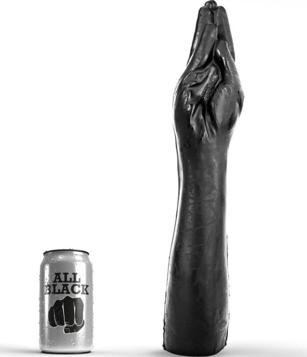 Vuistneuken Zwart 40cm