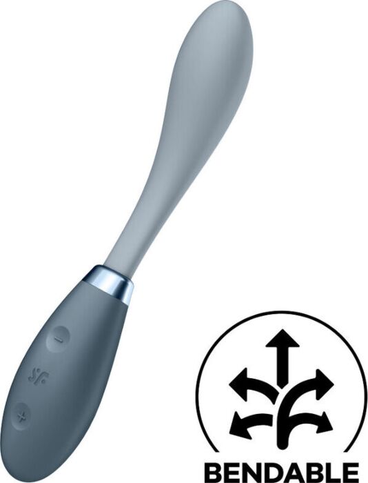 Satisfyer - g-spot flex 3 multi vibrator grijs