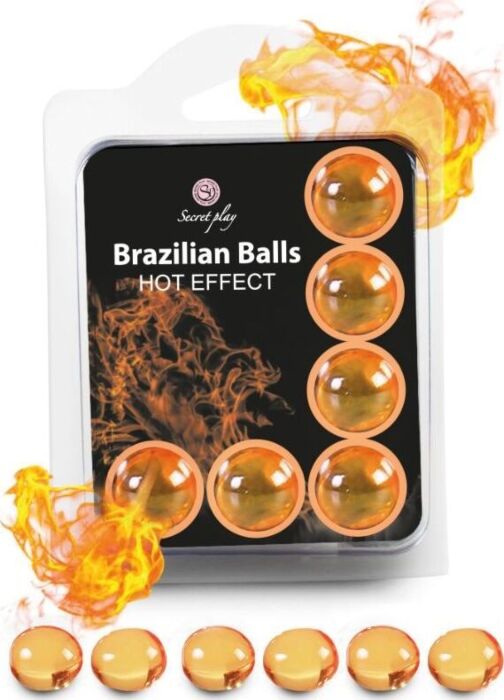SET 6 BRAZILIAANSE BALLEN SECRETPLAY met Warmte-effect SET 6 BRAZILIAANSE BALLEN SECRETPLAY met Warmte-effect