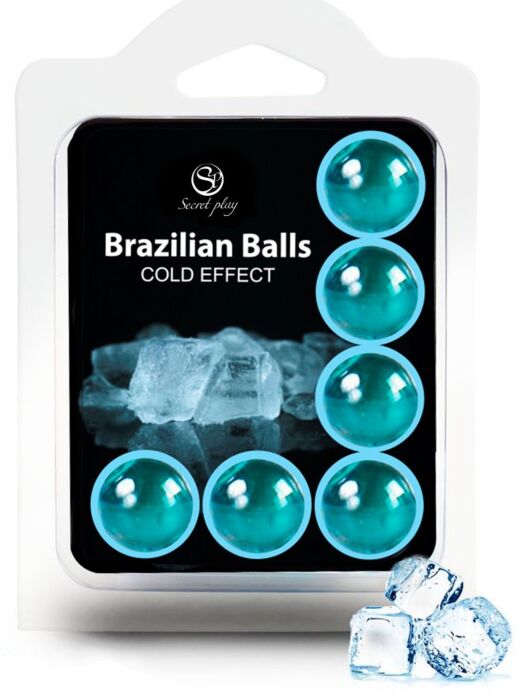 SET 6 BRAZILIAANSE BALLEN SECRETPLAY met koud effect