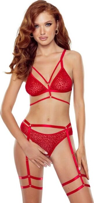 Lingerie Set PASSION Porigelia Rood S/M - Sensueel Lingerie Set PASSION Porigelia Rood S/M - Sensueel