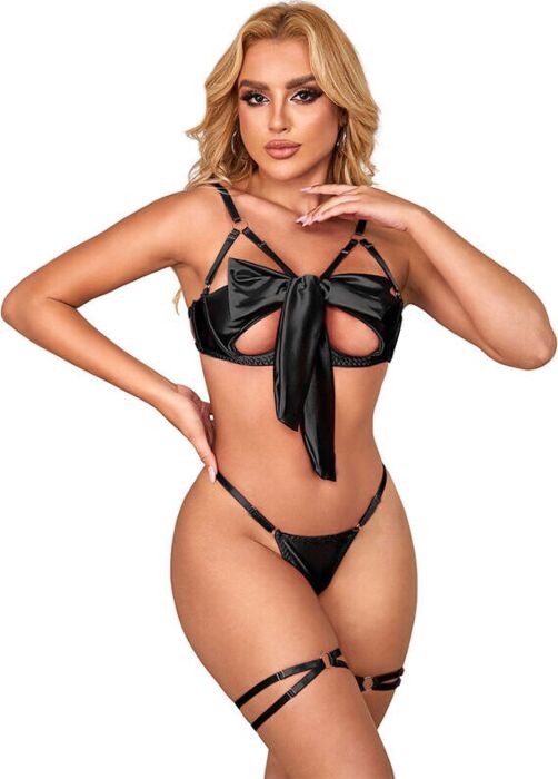 Lingerie Set SUBBLIME 955205 Zwart Verleidelijk