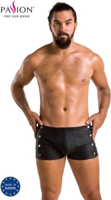 Short David PASSION Men Zwart L/XL - Sexy Lingerie