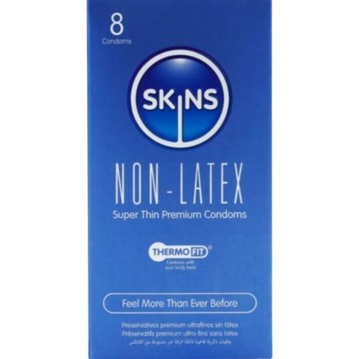 Condoom SKINS Latexvrij Pakket van 8 Condoom SKINS Latexvrij Pakket van 8