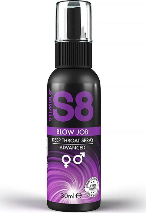 Blow Job Spray STIMUL8 S8 Diepe Keel Sensatie