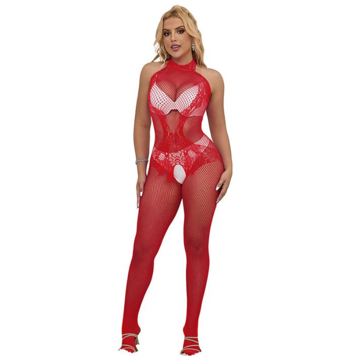 Bodystocking SUBBLIME met hoge nek en kant Bodystocking SUBBLIME met hoge nek en kant