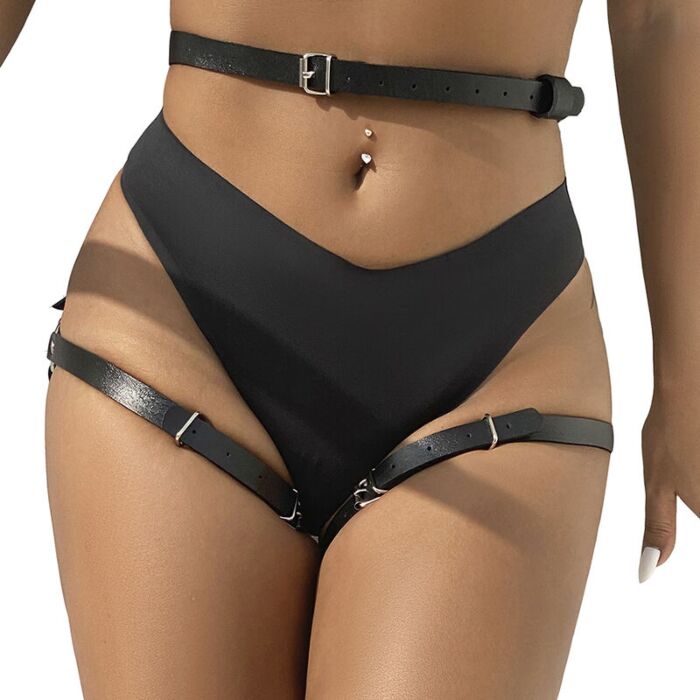 Harnas SUBBLIME FETISH One Size met kettingdetails Harnas SUBBLIME FETISH One Size met kettingdetails