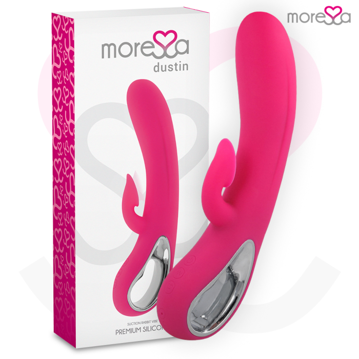 Vibrator MORESSA DUSTIN met krachtige suiging