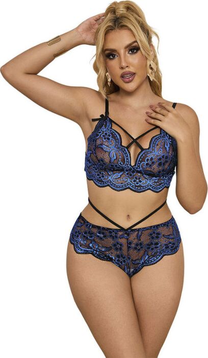 Lingerie SUBBLIME 954079 Elegante Blauw L/XL Lingerie SUBBLIME 954079 Elegante Blauw L/XL