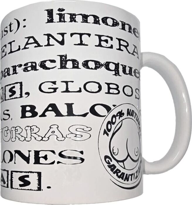 Taza Diablo Picante Sinónimos Tetas - Humoristisch