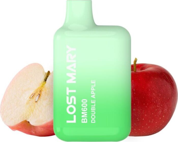 Vaper Lost Mary BM600 Dubbele Appel - Discreet Genot Vaper Lost Mary BM600 Dubbele Appel - Discreet Genot