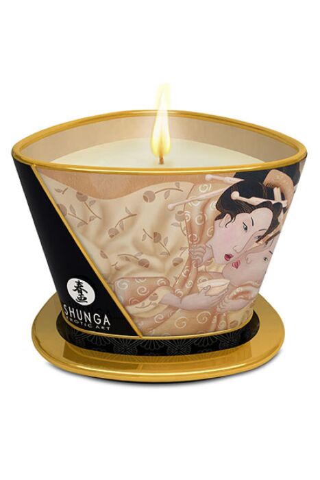 SHUNGA Mini Caress massagekaars vanille 170 ml
