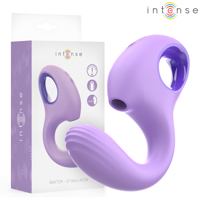 Vibrator INTENSE Baxter Violeta Unieke Succiën Vibrator INTENSE Baxter Violeta Unieke Succiën