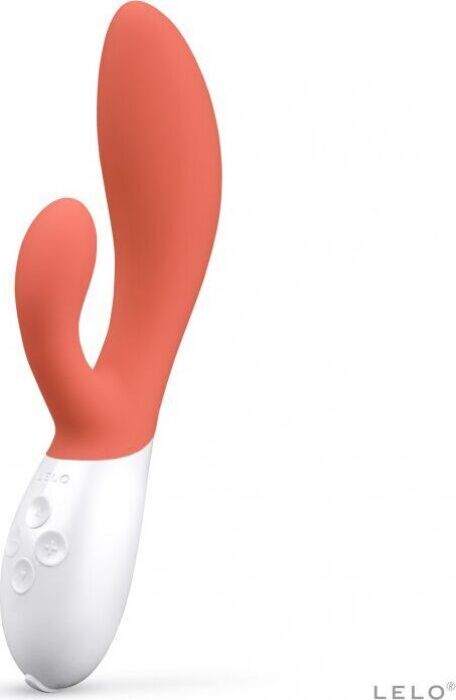 Vibrador LELO INA 3 Luxe Coral - Dubbelfunctie Vibrador LELO INA 3 Luxe Coral - Dubbelfunctie