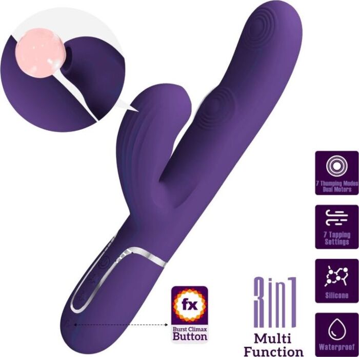 Vibrator Pretty Love Perlita Multifunctioneel