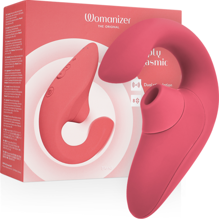 Vibrator Womanizer Blend Rosa Dubbelle Stimulerend