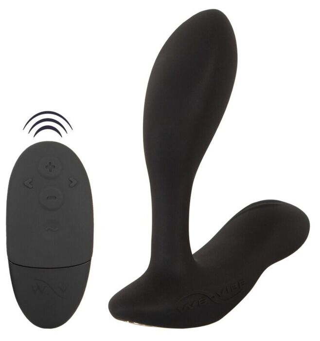 WE-VIBE VECTOR+ zwarte prostaatmassager met afstandsbediening