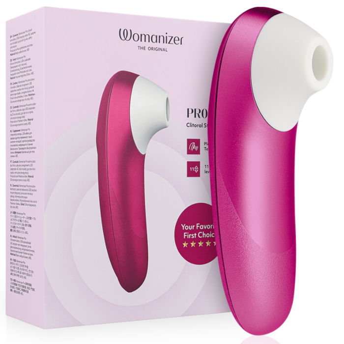 Stimulator Womanizer Pro Vibrant met luchtpulsen Stimulator Womanizer Pro Vibrant met luchtpulsen