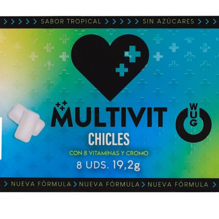 Functionele Chicles WUG GUM MULTIVIT voor Ontspanning