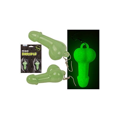 Penis oorbellen Out Of The Blue glow-in-the-dark